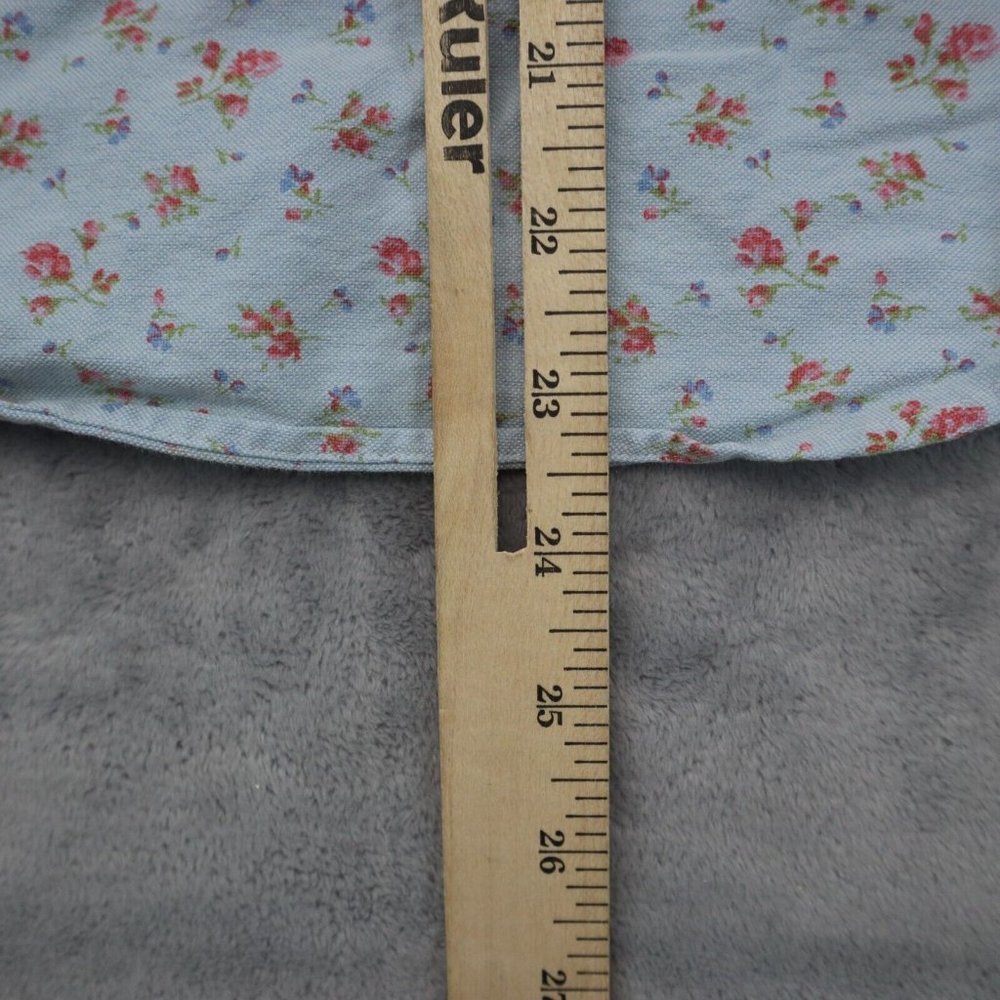 Ralph Lauren Sport Shirt Mens M Blue Floral Button Up Half Sleeve Collared Top - Picture 6 of 16